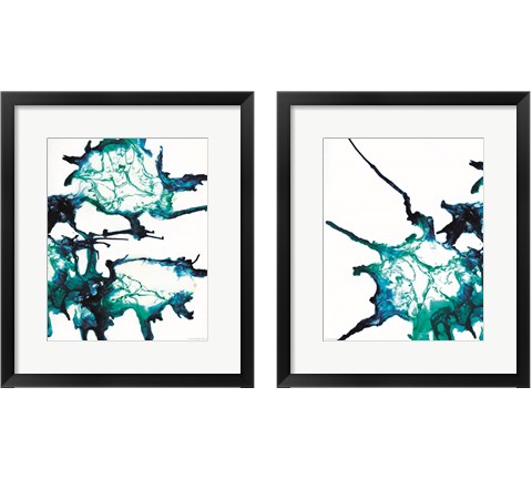 Ocean Living 2 Piece Framed Art Print Set by Kamdon Kreations