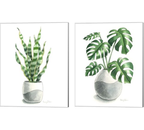 Potted Exotics 2 Piece Canvas Print Set by Kelsey Wilson