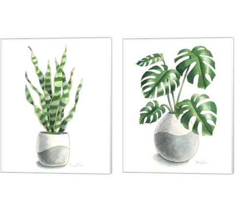 Potted Exotics 2 Piece Canvas Print Set by Kelsey Wilson