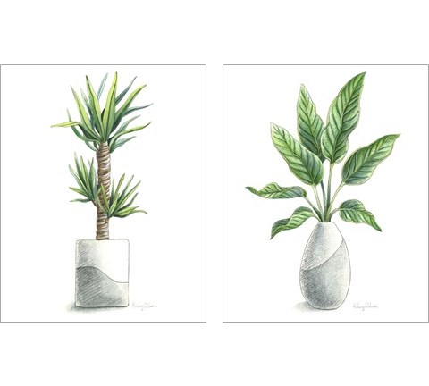 Potted Exotics 2 Piece Art Print Set by Kelsey Wilson