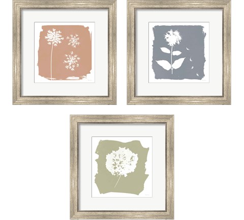 Nature by the Lake Flowers 3 Piece Framed Art Print Set by Piper Rhue