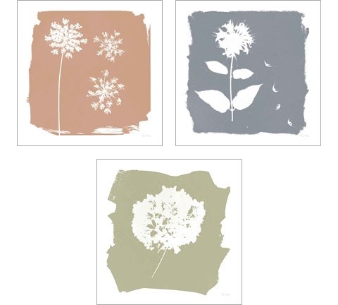 Nature by the Lake Flowers 3 Piece Art Print Set by Piper Rhue