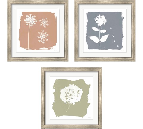 Nature by the Lake Flowers 3 Piece Framed Art Print Set by Piper Rhue