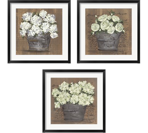 Heavenly Floral 3 Piece Framed Art Print Set by Julie Norkus