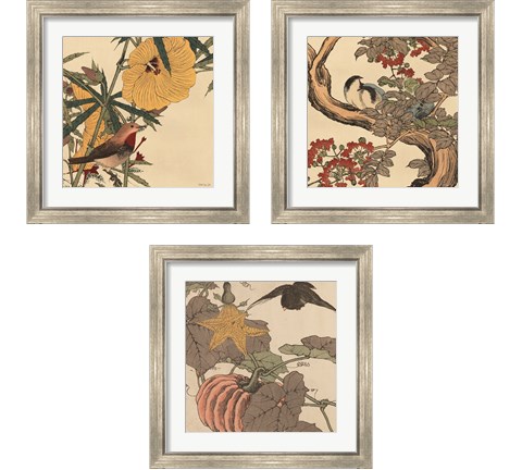 Autumn's Bounty 3 Piece Framed Art Print Set by Stellar Design Studio