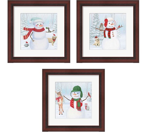 Dressed for Christmas 3 Piece Framed Art Print Set by James Wiens