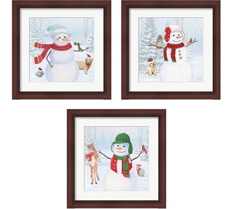 Dressed for Christmas 3 Piece Framed Art Print Set by James Wiens