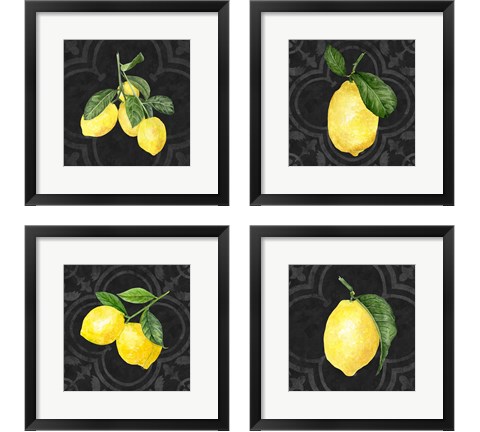 Live with Zest  4 Piece Framed Art Print Set by Tara Reed