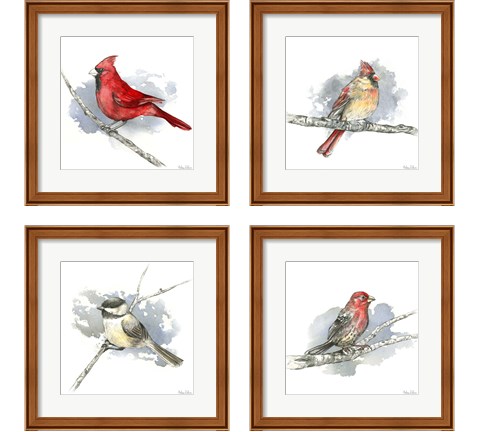 Birds & Branches 4 Piece Framed Art Print Set by Kelsey Wilson