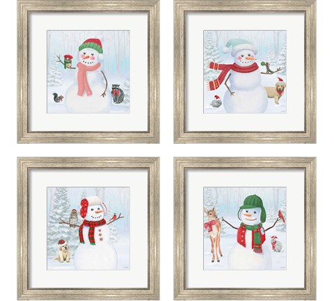 Dressed for Christmas 4 Piece Framed Art Print Set by James Wiens