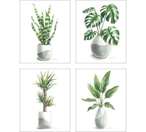 Potted Exotics 4 Piece Art Print Set by Kelsey Wilson