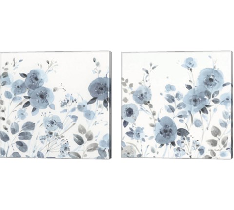 Dancing Flowers 2 Piece Canvas Print Set by Lisa Audit