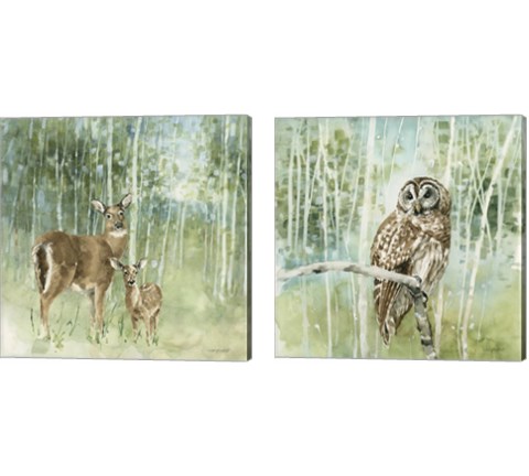 Nature's Call 2 Piece Canvas Print Set by Lisa Audit