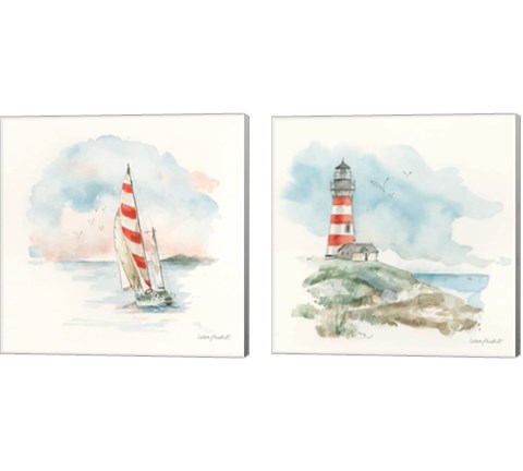 Seaside Journey 2 Piece Canvas Print Set by Lisa Audit