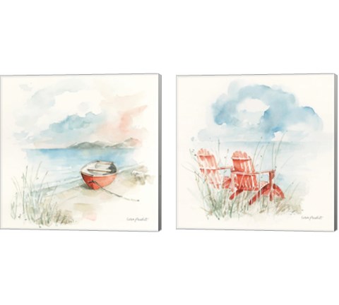 Seaside Journey 2 Piece Canvas Print Set by Lisa Audit