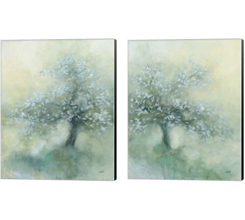 Subtle Tree 2 Piece Canvas Print Set by Julia Purinton