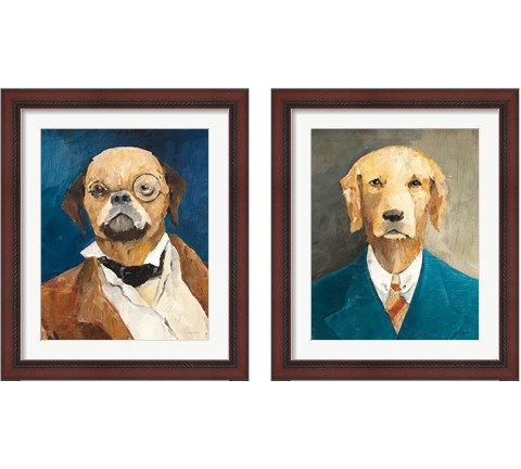 Whimsical Dog 2 Piece Framed Art Print Set by Avery Tillmon