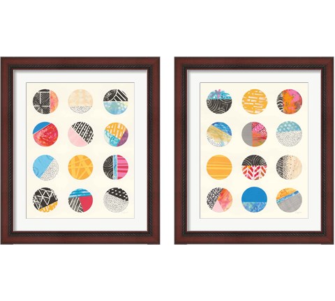 Repetition  2 Piece Framed Art Print Set by Courtney Prahl
