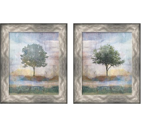 Tree Collage 2 Piece Framed Art Print Set by JMB Designs