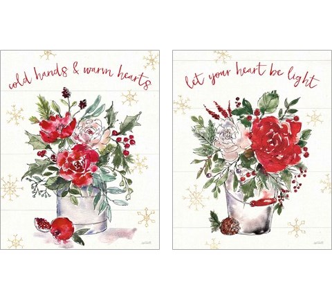 Lighthearted Holiday 2 Piece Art Print Set by Anne Tavoletti