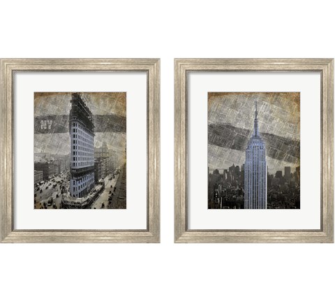 New York 2 Piece Framed Art Print Set by Art Roberts