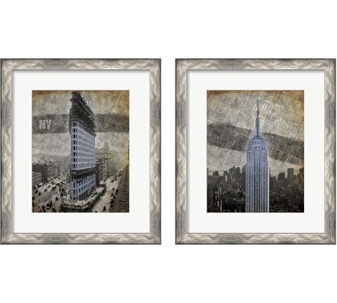 New York 2 Piece Framed Art Print Set by Art Roberts
