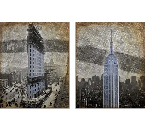 New York 2 Piece Art Print Set by Art Roberts