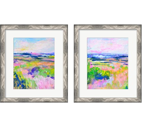 Colourful Land 2 Piece Framed Art Print Set by TA Marrison