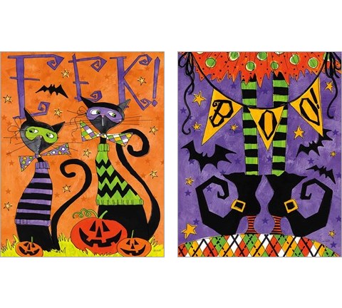 Spooky Fun 2 Piece Art Print Set by Anne Tavoletti