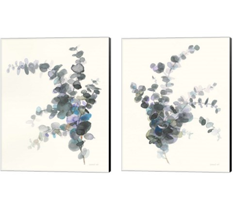 Scented Sprig 2 Piece Canvas Print Set by Danhui Nai