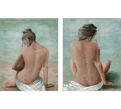 Study of a Woman 2 Piece Art Print Set by Marie-Elaine Cusson