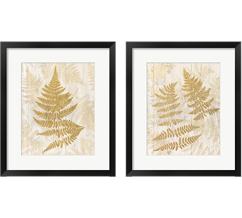 Golden Fern 2 Piece Framed Art Print Set by Marie-Elaine Cusson