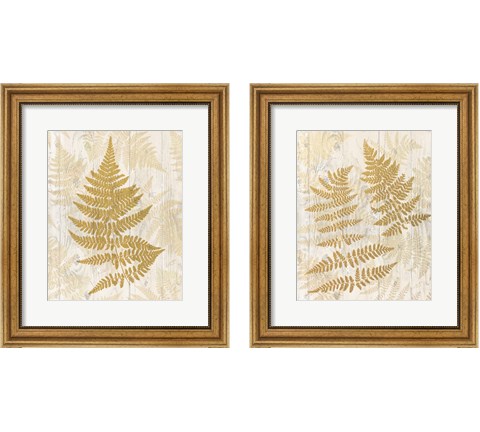 Golden Fern 2 Piece Framed Art Print Set by Marie-Elaine Cusson