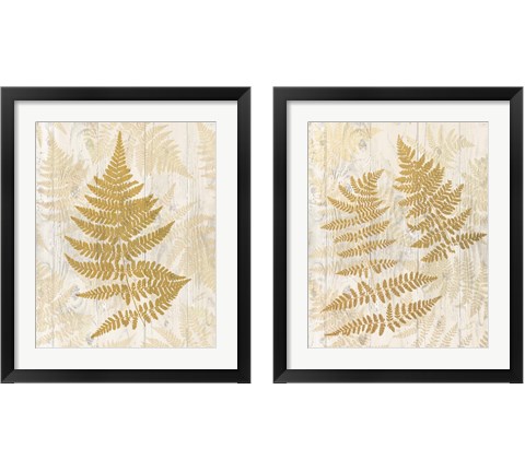 Golden Fern 2 Piece Framed Art Print Set by Marie-Elaine Cusson