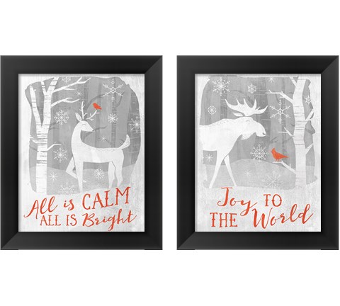 Woodland Wishes 2 Piece Framed Art Print Set by Laura Marshall