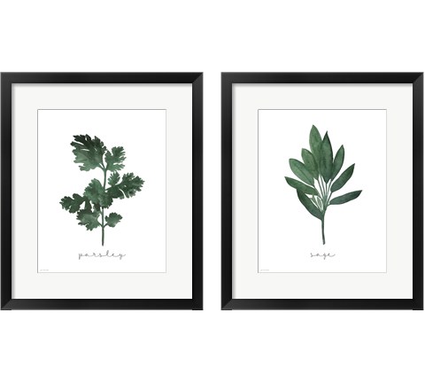 Herbs 2 Piece Framed Art Print Set by Jo Moulton