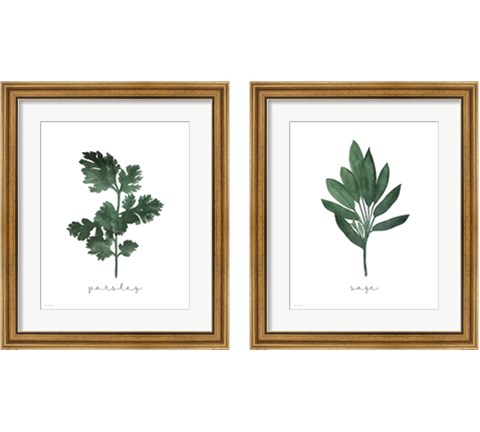 Herbs 2 Piece Framed Art Print Set by Jo Moulton