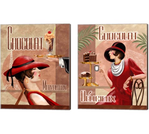 French Chocolate 2 Piece Canvas Print Set by Tom Wood