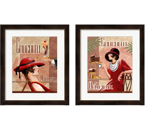 French Chocolate 2 Piece Framed Art Print Set by Tom Wood
