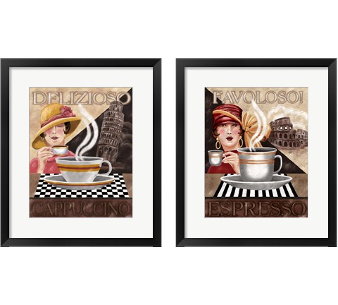 Coffee 2 Piece Framed Art Print Set by Tom Wood