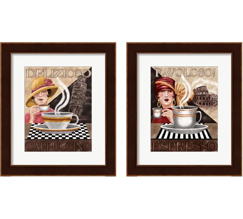 Coffee 2 Piece Framed Art Print Set by Tom Wood