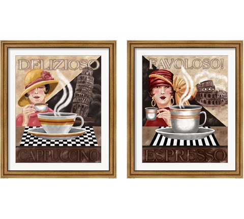 Coffee 2 Piece Framed Art Print Set by Tom Wood