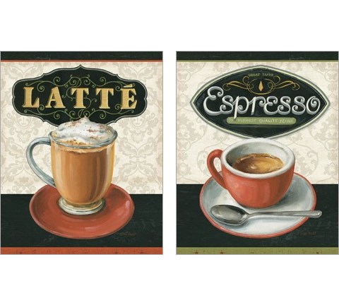 Coffee Moment 2 Piece Art Print Set by Lisa Audit