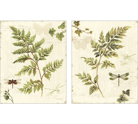Ivies and Ferns 2 Piece Art Print Set by Lisa Audit