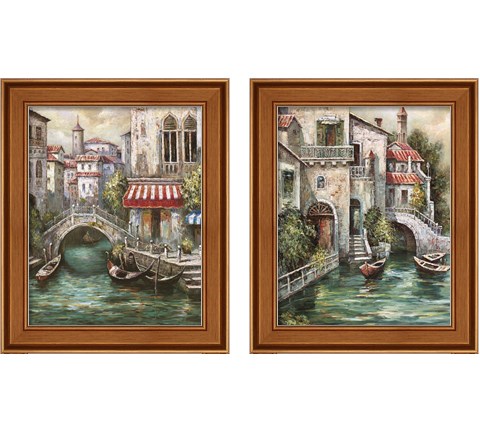 Venetian Motif 2 Piece Framed Art Print Set by Gianni Mancini