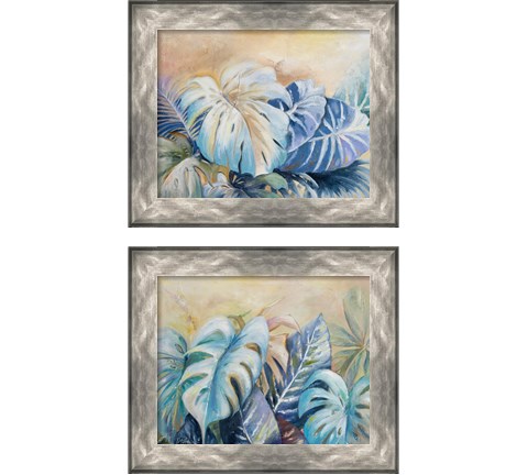 Blue Plants 2 Piece Framed Art Print Set by Patricia Pinto