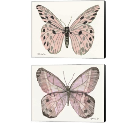 Butterfly 2 Piece Canvas Print Set by Stellar Design Studio