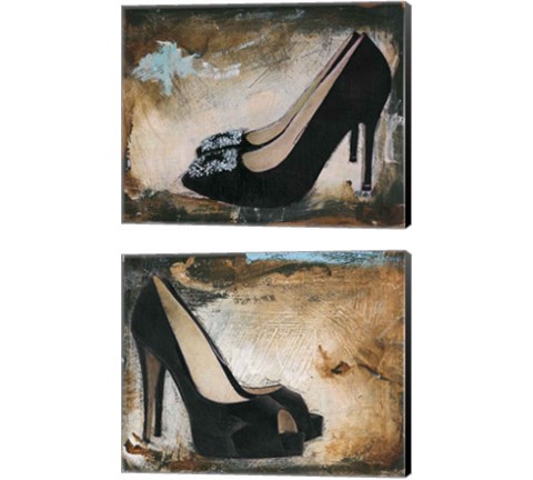 Shoe Box 2 Piece Canvas Print Set by Andrea Stajan-ferkul
