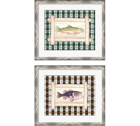 Framed Lake Fish 2 Piece Framed Art Print Set by Andi Metz