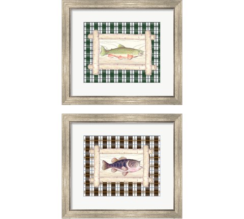Framed Lake Fish 2 Piece Framed Art Print Set by Andi Metz